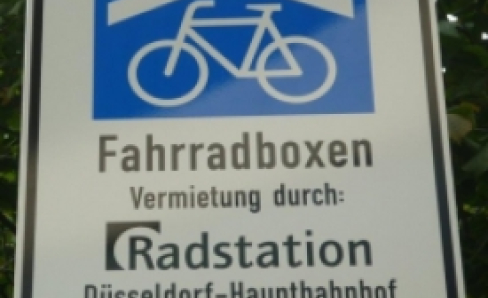 Radboxen-Schild